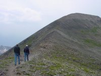 Mark and John climbing Qunadary