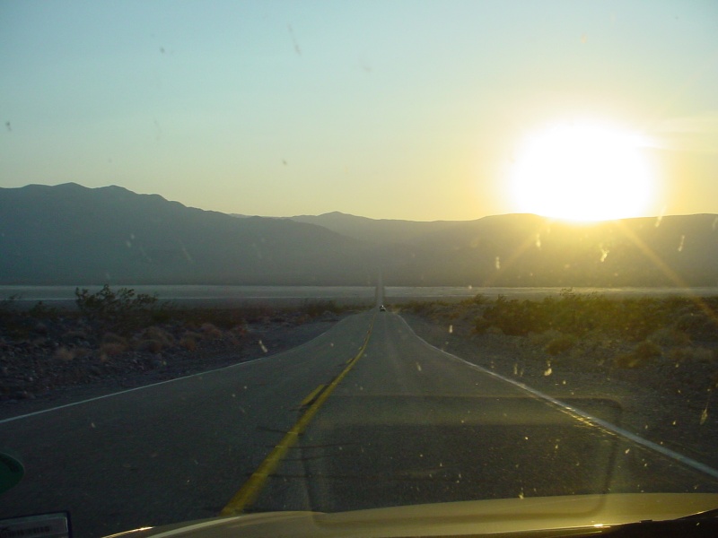 Sunset and a Dirty Windshield