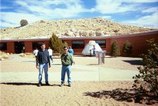 Me and John at the Meteor Crater